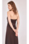 Straplez Midi Elbise - 4