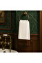The Noble Run Collection Brown Velvet Edge 100% Cotton Face Towel - 2
