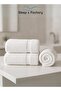 White Face Towel – 100% Cotton, Soft & Quick-Dry – 33x33 cm – منشفة وجه قطن أبيض - 5