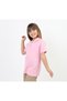 Unisex Pink Polo Collar T-Shirt - 7