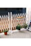 FFD Expandable Wooden Garden Fence (119cm White) - 5
