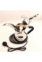 Electric Arabic Coffee Maker, Dallah Style, Digital Control Base, Chrome Finish - 2
