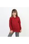 Unisex Red Long Sleeve Polo Neck T-Shirt - School T-Shirt - 2