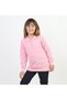 Unisex Pink Long Sleeve Polo Neck T-Shirt - School T-Shirt - 3