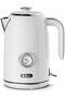 Germany, Retro Style 1.7L Kettle with Thermometer, 2200 W, Stainless Steel Body, STRIX Contro