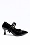 Daily Women's Thin Heeled Pointed Toe Double Strap Buckle Evening Dress Shoes 100 - 6
