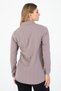 Women's Lilac Lilac Tone Jacquard Textured Woven Shirt – Chic to Plus Size 5XL - 6