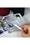 Crystal Clear Glass Square Shape Ashtray (4x4in) - 4