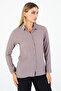 Women's Lilac Lilac Tone Jacquard Textured Woven Shirt – Chic to Plus Size 5XL - 4
