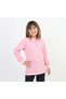 Unisex Pink Long Sleeve Polo Neck T-Shirt - School T-Shirt - 5
