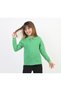 Unisex Green Long Sleeve Polo Neck T-Shirt - School T-Shirt - 6
