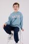 9-15 Years Old New York Boy's Suit-Blue - 4