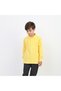 Unisex Yellow Long Sleeve Polo Neck T-Shirt - School Clothing - 4