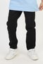 Unisex Printed Black Pants School Pants - 3
