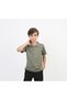 Unisex Khaki Polo Collar T-Shirt - School T-Shirt - 6