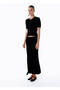 Button Closure Black Knitwear Top - 3