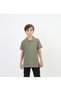 Unisex Khaki Polo Collar T-Shirt - School T-Shirt