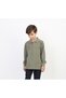 Unisex Khaki Long Sleeve Polo Neck T-Shirt - School T-Shirt - 6