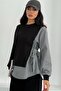 Women's Striped Shirt Detail Side-Tie Long Sleeve Straight Leg Bottom-Top Modal Set - 7