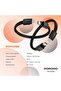USB-C to Lightning Wristband Cable, 27W PD, 480Mbps, Magnetic Clasp, Braided – Black - 3