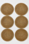 Woven Jute Placemat 6-Piece Set Placemat 33 cm Diameter Set of 6 - 3
