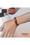 USB-C to Lightning Wristband Cable, 27W PD, 480Mbps, Magnetic Clasp, Braided – Brown - 3