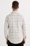 Men's Slim Fit Slim Fit Sports Collar Double Pocket Flap Checkered Shirt - 7