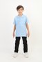 Unisex Blue Polo Neck T-Shirt - School T-Shirt