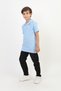 Unisex Blue Polo Neck T-Shirt - School T-Shirt - 6