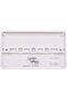 Lisse 2-Gang Moulded Blank Plate, Matt White - 6