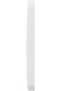 Lisse 2-Gang Moulded Blank Plate, Matt White - 5