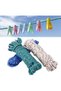 Nylon Rope 10 Mtr-4 MM, Nylon Braided Rope Twine, Multi-Purpose - Assorted Colors - 4