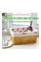 Hand-made Household Bamboo Storage Basket With Lid Brown 38x28x32cm - 3