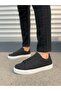 Flame Lace-Up Suede Men's Casual Sneaker Shoes - Jy - Jy Sbt - Black - 2