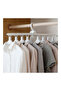 Foldable Clothes Drying Rack Hanger White 64x18.5cm - 3