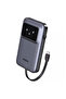 USB External Battery with Type-C Cable 30W, Ugreen, Gray