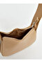 Lcw Accessories Beige Leather Look Women's Baguette Bag - 4
