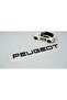 Peugeot Trunk New Generation Black Abs Lettering Logo - 3