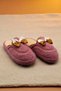 Thick Sole Winter Slippers with Ribbons. Seasonal Women's House Slippers - 4