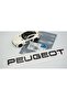 Peugeot Trunk New Generation Black Abs Lettering Logo - 5