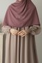 Elif Large Size Scarf 120X120 Rose - 4