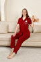 100% Cotton Buttoned Women's Pajama Set – Comfortable and Stylish Shirt Pajama Design - Wide Be - 6