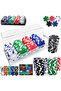 Professional Poker Chips/Chip Set 100 Casino Quality Game and Hobby Team Luxury Vip Special Production - 7