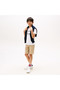 Curved Kids White T-Shirt