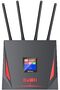 4G Router with Sim Card Slot - Unlocked 4G to WiFi/Wired High Gain 4pcs External Antennas for - 3
