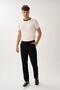 Pleated Lace-Up Casual Linen Trousers