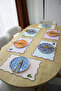 Juvi Orange Embroidery Detailed American Service 30X45 cm - Orange Stylish Design - 3