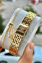 Women's Wristwatch Rectangular Case Steel Cord 3Atm Waterproof Gift Box and Bracelet Gift. - 5