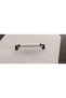 128 mm 1 Piece Black Metal Foot Hard Polymer White Handle Cabinet Kitchen12
