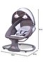 3-in-1 Deluxe Baby Bassinet with Soothing Vibration, Rocker & Seat – For 0 to 36 Months - 2